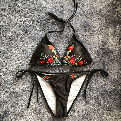 Roseonmyhand Sexy Women Bikini Set Female Floral Printing Hang Neck Swimwear Push Up Swimsuit
Roseonmyhand Sexy Women Bikini Set Female Floral Printing Hang Neck Swimwear Push Up Swimsuit