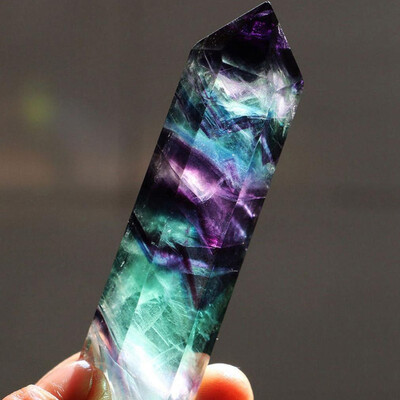 Siaonvr Natural Hexagonal Crystal Quartz Healing Fluorite Wand Stone Purple Green Gem
Siaonvr Natural Hexagonal Crystal Quartz Healing Fluorite Wand Stone Purple Green Gem