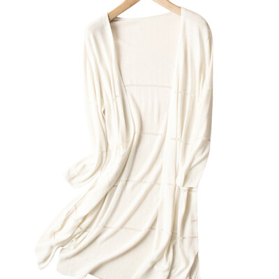 Womens Solid Loose Long Sleeve Knitted Blouse Sun Protection Hollow Out Long Cardigan
Womens Solid Loose Long Sleeve Knitted Blouse Sun Protection Hollow Out Long Cardigan