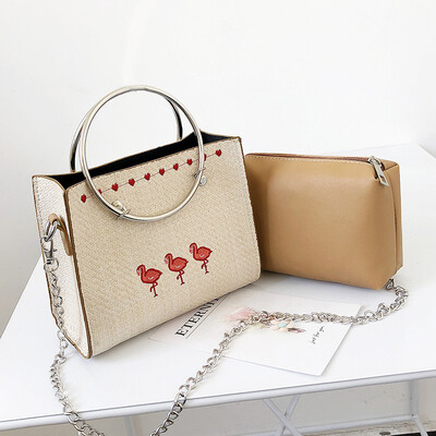 Casual Sen cactus chain crossbody bag 2019 new fashion flamingo braided ring portable child bag
Casual Sen cactus chain crossbody bag 2019 new fashion flamingo braided ring portable child bag