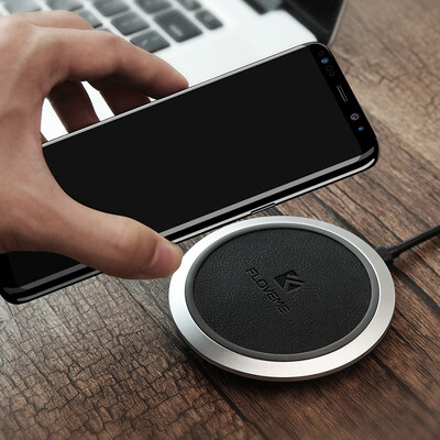 FLOVEME 10W PU Leather Round Shape Intelligent Qi Wireless Charger Charging Pad with LED Indicator
FLOVEME 10W PU Leather Round Shape Intelligent Qi Wireless Charger Charging Pad with LED Indicator