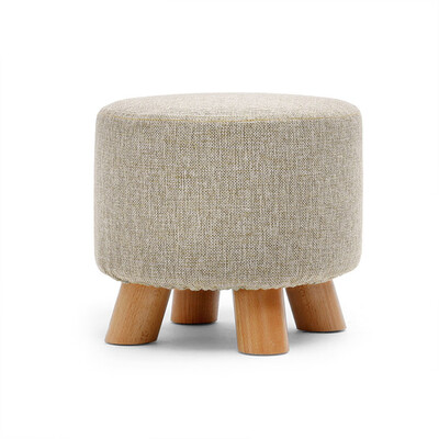 Ottoman Pouf Round Fabric Creative Solid Wood Thickened Footstool Padded Foot Rest Folding Storage Seat Stool with Removable Cover
Ottoman Pouf Round Fabric Creative Solid Wood Thickened Footstool Padded Foot Rest Folding Storage Seat Stool with Removable Cover