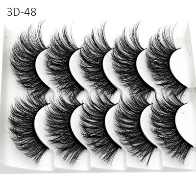 Five Pair of False Eyelashes Natural Stereoscopic 3d Handmade False Eyelashes Makeup Lashes Makeup Tool
Five Pair of False Eyelashes Natural Stereoscopic 3d Handmade False Eyelashes Makeup Lashes Makeup Tool