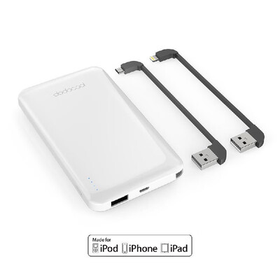 dodocool MFi Certified Ultra Slim 10000 mAh 2-Port Power Bank Portable Charger Backup External Lithium Polymer Battery Pack with D
dodocool MFi Certified Ultra Slim 10000 mAh 2-Port Power Bank Portable Charger Backup External Lithium Polymer Battery Pack with D
