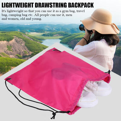 Waterproof Drawstring Backbag Outdoor Travel Sports Gym Storage Bag for Men&Women Lightweight Drawstring Backpack
Waterproof Drawstring Backbag Outdoor Travel Sports Gym Storage Bag for Men&Women Lightweight Drawstring Backpack