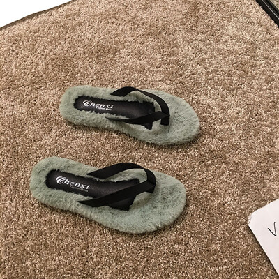 Hair slippers for women wearing autumn Korean version of ulzzang open-toed flip-flop sandals for holiday
Hair slippers for women wearing autumn Korean version of ulzzang open-toed flip-flop sandals for holiday