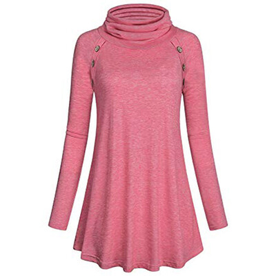 Nomeni Womens Long Sleeve Pure Color Button Embellished Casual Basic Tunic Tops Blouse
Nomeni Womens Long Sleeve Pure Color Button Embellished Casual Basic Tunic Tops Blouse