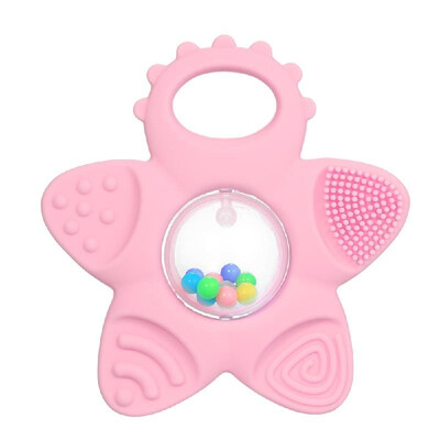 Baby Teething Toy Cartoon Shape Multi-function Teethers Soft Silicone Food Grade Non-toxic Safe for 3 Months Baby Infant Toddler
Baby Teething Toy Cartoon Shape Multi-function Teethers Soft Silicone Food Grade Non-toxic Safe for 3 Months Baby Infant Toddler