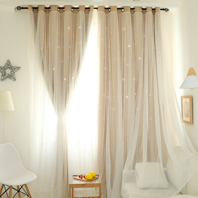 Siaonvr Starry Sky Sheer Curtain Tulle Window Treatment Voile Drape Valance Double-Deck
Siaonvr Starry Sky Sheer Curtain Tulle Window Treatment Voile Drape Valance Double-Deck