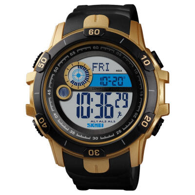 SKMEI Mens Digital Sports Watch Waterproof Outdoor Military Wristwatch With LED Backlight Calories Mileage Calculators
SKMEI Mens Digital Sports Watch Waterproof Outdoor Military Wristwatch With LED Backlight Calories Mileage Calculators