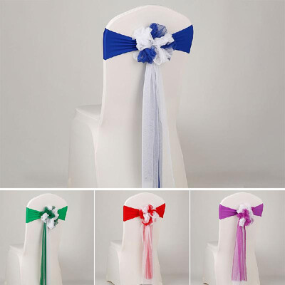 Chair Sash Bow Elastic Chair Ribbon Back Tie Bands for Wedding Party Ceremony Banquet
Chair Sash Bow Elastic Chair Ribbon Back Tie Bands for Wedding Party Ceremony Banquet