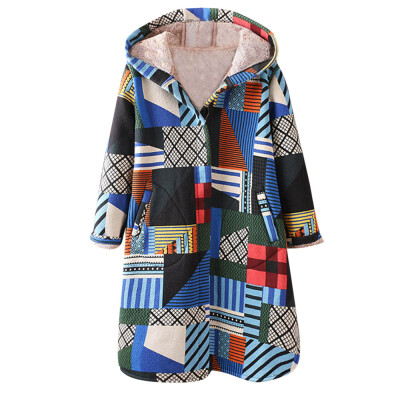 Toponeto Womens Warm Outwear Floral Print Hooded Pockets Vintage Oversize Coat BUL
Toponeto Womens Warm Outwear Floral Print Hooded Pockets Vintage Oversize Coat BUL