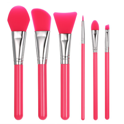 6pcs Silicone Makeup Brush Set Facial Mask Foundation Brushes Cosmetic Eyeshadow Eyebrow Brush Kit With Plastic Handle Purple
6pcs Silicone Makeup Brush Set Facial Mask Foundation Brushes Cosmetic Eyeshadow Eyebrow Brush Kit With Plastic Handle Purple
