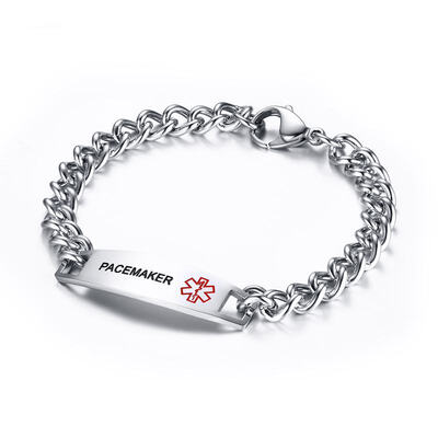 Diabetes Warfarin Blood Thinner Epilepsy Bracelet Stainless Steel Health Alert Bracelet Chain
Diabetes Warfarin Blood Thinner Epilepsy Bracelet Stainless Steel Health Alert Bracelet Chain