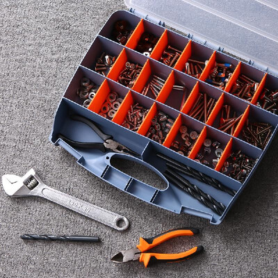 Plastic Parts Storage Box Multiple Compartments Slot Hardware Box Organizer Craft Cabinet Tools Components Container Accessories
Plastic Parts Storage Box Multiple Compartments Slot Hardware Box Organizer Craft Cabinet Tools Components Container Accessories