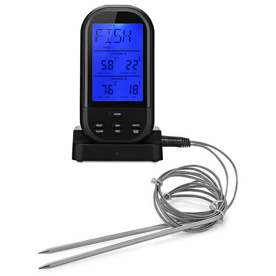 TS - K32 Wireless 433MHz Digital Cooking Food Meat Thermometer with Upgrade Dual Probe Timer Alarm
TS - K32 Wireless 433MHz Digital Cooking Food Meat Thermometer with Upgrade Dual Probe Timer Alarm