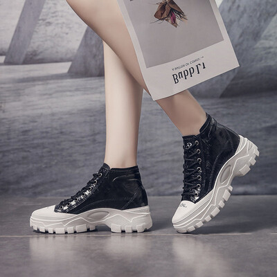 European high-help shoes womens silver fall all-in-one casual single-layer shoes England high-bottom students shoes
European high-help shoes womens silver fall all-in-one casual single-layer shoes England high-bottom students shoes