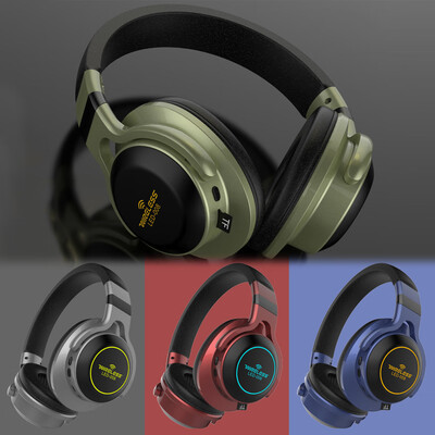 LED Light Wireless BT Headphones Over-Ear Earphone Foldable Stereo Mic Headset Support TF Card FM Audio Jack
LED Light Wireless BT Headphones Over-Ear Earphone Foldable Stereo Mic Headset Support TF Card FM Audio Jack