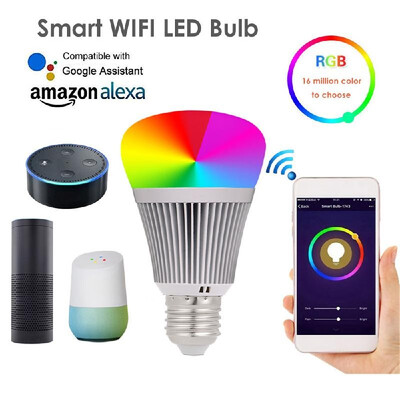 2187 Smart WIFI LED Bulb WIFI Light RGB Multicolor LED Bulb 7W E2627 Dimmable Light Phone Remote Control Compatible with Alexa Go
2187 Smart WIFI LED Bulb WIFI Light RGB Multicolor LED Bulb 7W E2627 Dimmable Light Phone Remote Control Compatible with Alexa Go