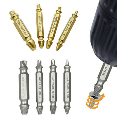 New 8Pcs Brushed Screw Extractor Set Broken Screw Puller HSS4341 Silver & Gold Suitable For Any Drill Bit And Screws Of Any Size
New 8Pcs Brushed Screw Extractor Set Broken Screw Puller HSS4341 Silver & Gold Suitable For Any Drill Bit And Screws Of Any Size