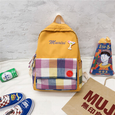 Korean version of schoolbag female Harajuku ulzzang high school students in junior high school inswind backpack ancient feeling Se
Korean version of schoolbag female Harajuku ulzzang high school students in junior high school inswind backpack ancient feeling Se