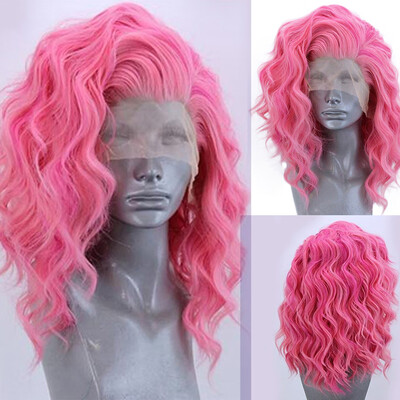 〖Follure〗Womens Fashion Front lace Wig Short Wave Pink Natural Looking Women Cury Wigs
〖Follure〗Womens Fashion Front lace Wig Short Wave Pink Natural Looking Women Cury Wigs