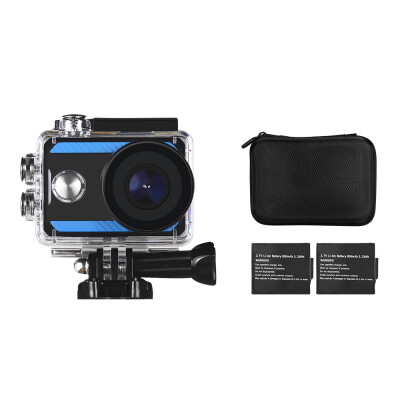 4K Ultra HD WiFi Sports Action Camera 170° Wide Angle 20 Inch LCD Display 30 Meters Waterproof with 2pcs Li-ion Batteries
4K Ultra HD WiFi Sports Action Camera 170° Wide Angle 20 Inch LCD Display 30 Meters Waterproof with 2pcs Li-ion Batteries