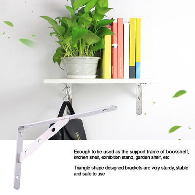 1 Pair Stainless Steel -Shaped Wall-Mounted Shelf Brackets Support Frame Home Hardware Wall Shelf SupportShelf Bracket
1 Pair Stainless Steel -Shaped Wall-Mounted Shelf Brackets Support Frame Home Hardware Wall Shelf SupportShelf Bracket