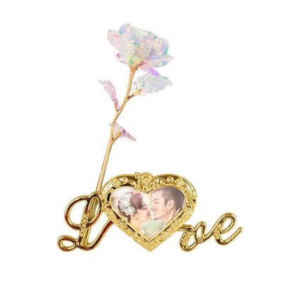 24K Gold Plated Artificial Rose Flower With Photo Frame Base Unique Gifts For Valentines Day Thanksgiving Mothers Day
24K Gold Plated Artificial Rose Flower With Photo Frame Base Unique Gifts For Valentines Day Thanksgiving Mothers Day