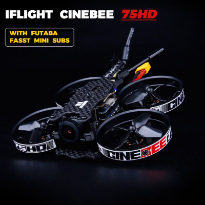 Tailored iFlight CineBee 75HD Indoor FPV Racing Drone Quadcopter 75mm Whoop WFS-A8S V2
Tailored iFlight CineBee 75HD Indoor FPV Racing Drone Quadcopter 75mm Whoop WFS-A8S V2