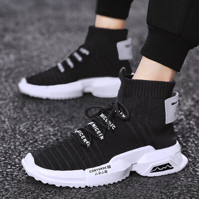 Mens shoes autumn high canvas Korean version of the trend of mens shoes casual wild shoes small white tide shoes
Mens shoes autumn high canvas Korean version of the trend of mens shoes casual wild shoes small white tide shoes