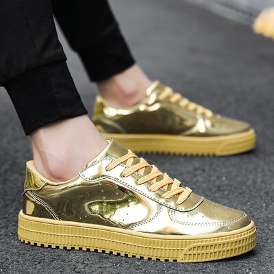 European station men&women shoes summer tide shoes 2019 new silver shiny shoes mens sports shoes lovers shoes
European station men&women shoes summer tide shoes 2019 new silver shiny shoes mens sports shoes lovers shoes