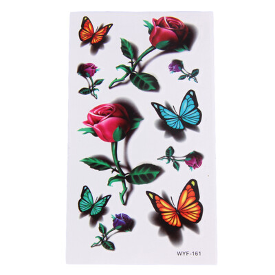 10pcs Waterproof Butterfly Flower Temporary Tattoo Stickers Body Art 
10pcs Waterproof Butterfly Flower Temporary Tattoo Stickers Body Art