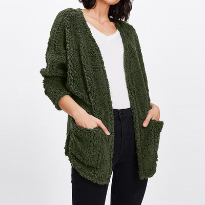 Roseonmyhand Women Casual Fur V-neck Plush Coat Outwear Long Sleeve Coat Cardigan Coat
Roseonmyhand Women Casual Fur V-neck Plush Coat Outwear Long Sleeve Coat Cardigan Coat