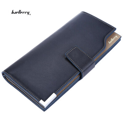 Baellerry Soft Metal Plate Snap Fastener Long Photo Money Card Clutch Wallet for Men
Baellerry Soft Metal Plate Snap Fastener Long Photo Money Card Clutch Wallet for Men