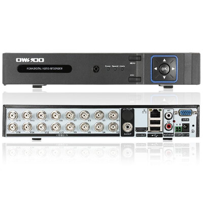 OWSOO XVR 16CH Channel 1080P Hybrid NVR AHD TVI CVI DVR 5-in-1 PTZ Network DVR CCTV Security P2P Support for AndroidIOS APP Cont
OWSOO XVR 16CH Channel 1080P Hybrid NVR AHD TVI CVI DVR 5-in-1 PTZ Network DVR CCTV Security P2P Support for AndroidIOS APP Cont