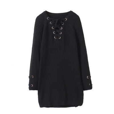 Autumn V-neck Lace Up Women Sweater Long Sleeve Loose Oversized Pockets Pullover Jumper Women Casual Knitted Pull Femme Tops
Autumn V-neck Lace Up Women Sweater Long Sleeve Loose Oversized Pockets Pullover Jumper Women Casual Knitted Pull Femme Tops