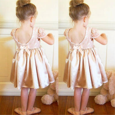 Baby Girl Toddler Party Lace Bow Tutu Dress Pageant Wedding Birthday Princess
Baby Girl Toddler Party Lace Bow Tutu Dress Pageant Wedding Birthday Princess