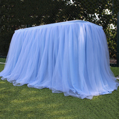 Multi colors table skirt Tutu tulle fabric for wedding party Table decoration textile for home tablecloths accessories hot 2019
Multi colors table skirt Tutu tulle fabric for wedding party Table decoration textile for home tablecloths accessories hot 2019
