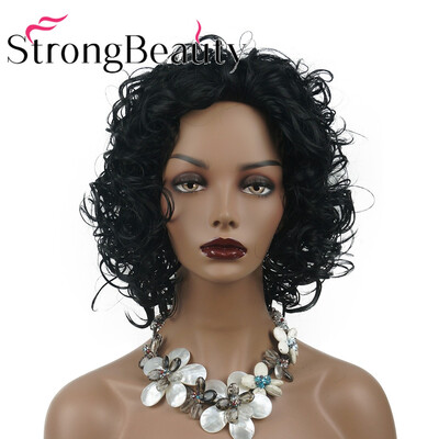 StrongBeauty Short Jet Black Brown Gray Women Curly Synthetic Wigs Natural Looking Daily Wig for Women
StrongBeauty Short Jet Black Brown Gray Women Curly Synthetic Wigs Natural Looking Daily Wig for Women