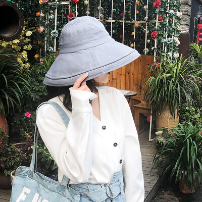 New spring&autumn hat women fold cloth hat sunscreen sun hat curled along the sun hat
New spring&autumn hat women fold cloth hat sunscreen sun hat curled along the sun hat