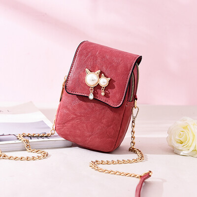 Summer Baggage Girls New Fashion Mobile Bag Leisure Skew Baggage Fashion Mini Chain Baggage
Summer Baggage Girls New Fashion Mobile Bag Leisure Skew Baggage Fashion Mini Chain Baggage