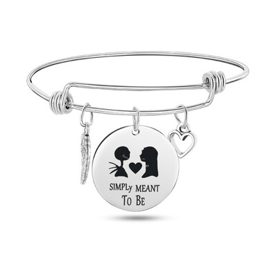 New Fashionable Peach Heart Wing Pendant Bracelet Bracelet Stainless Steel Charm Bracelet Female Friendship Gift
New Fashionable Peach Heart Wing Pendant Bracelet Bracelet Stainless Steel Charm Bracelet Female Friendship Gift