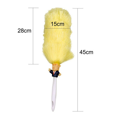 Cartoon Trump Clean Feather Duster Dirt Dust Brush Cleaner Cleaning Tools Home&Car Cleaning Tool Yellow
Cartoon Trump Clean Feather Duster Dirt Dust Brush Cleaner Cleaning Tools Home&Car Cleaning Tool Yellow