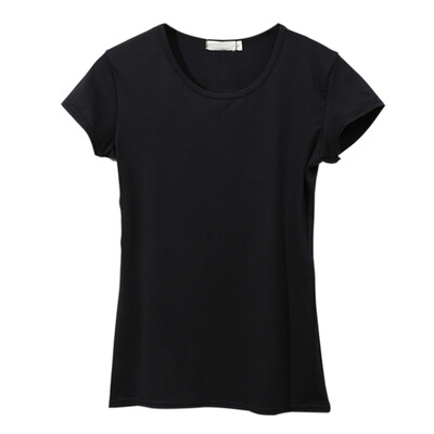 Womens O neck Short Sleeve T-Shirt Female Solid Color Summer Casual Shirt Slim T-Shirt For Lady
Womens O neck Short Sleeve T-Shirt Female Solid Color Summer Casual Shirt Slim T-Shirt For Lady