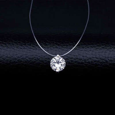 Invisible Chain Necklace Women Transparent Fishing Line Clavicle Short Choker Zircon Pendant Necklace for Girl Fashion Jewelry
Invisible Chain Necklace Women Transparent Fishing Line Clavicle Short Choker Zircon Pendant Necklace for Girl Fashion Jewelry