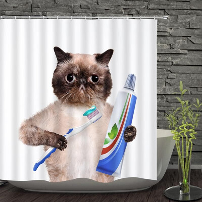 Shower Curtain Pet Decorative Bath Curtains Waterproof Polyester Fabric Anti-mildew Bathroom Curtains for Bathtub Showers
Shower Curtain Pet Decorative Bath Curtains Waterproof Polyester Fabric Anti-mildew Bathroom Curtains for Bathtub Showers