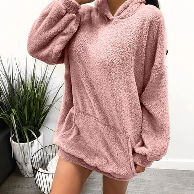 Toponeto Women Long Sleeve Winter Warm Hooded With Big Pocket Soft Mid Sweatshirt Tops
Toponeto Women Long Sleeve Winter Warm Hooded With Big Pocket Soft Mid Sweatshirt Tops