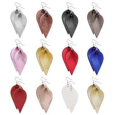 12 Pairs Teardrop Leather Earrings Petal Drop Earrings for Women Girls Handmade Faux Leather Long Dangle Earrings
12 Pairs Teardrop Leather Earrings Petal Drop Earrings for Women Girls Handmade Faux Leather Long Dangle Earrings