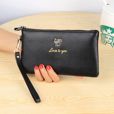 2019 new leather cat long wallet female Europe&the United States new ultra-thin lychee grain leather zipper hand wallet
2019 new leather cat long wallet female Europe&the United States new ultra-thin lychee grain leather zipper hand wallet